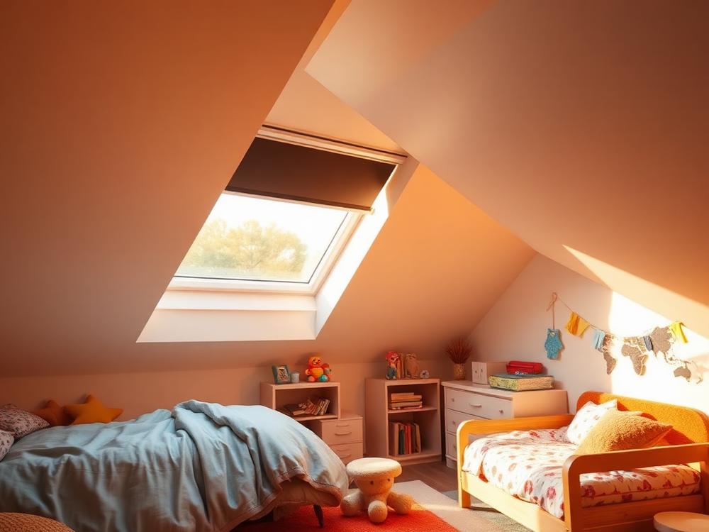 Kinderzimmer mit Hitzeschutz